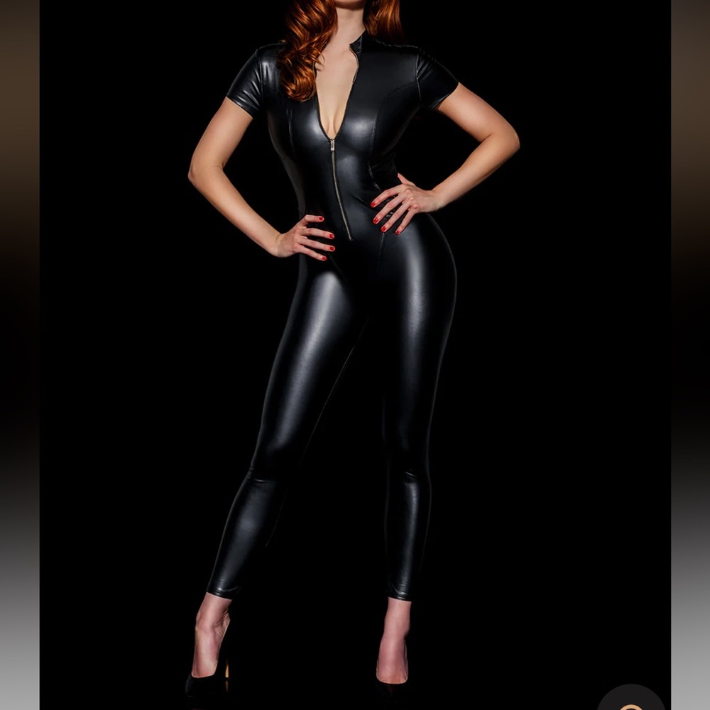 Honey Birdette Selena black catsuit new in box